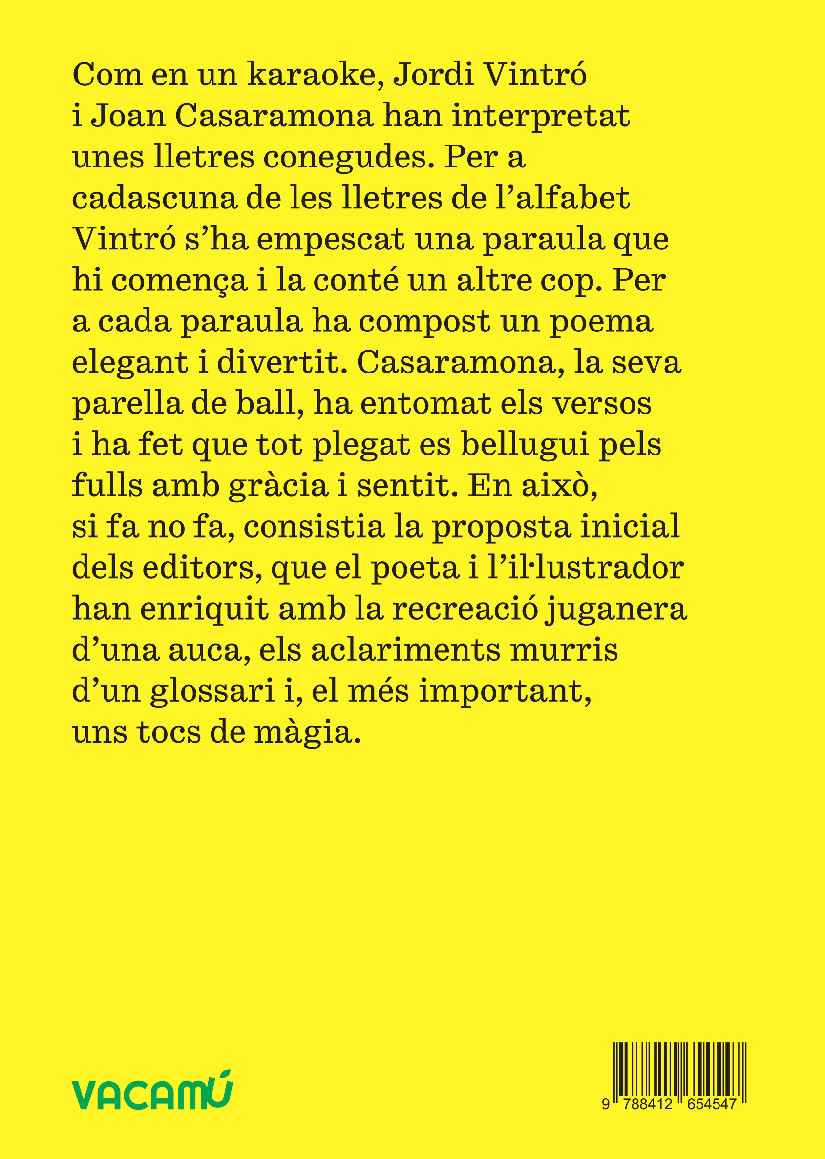 Contracoberta de 'Karaoke Foxtrot. Abecedari abracadabrant'